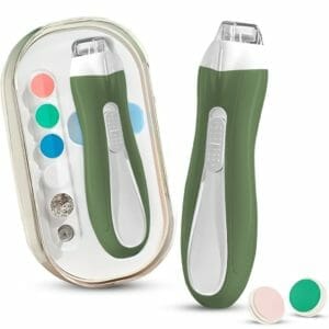 Luxegoed - Nagelvijl set - Nagel vijl set - Electrische Baby Nagel Vijl - Veilig nagels verzorgen met LED licht voor baby, peuter, kinderen en volwassenen - met 6 verschillende vijlen en verstelbare snelheden