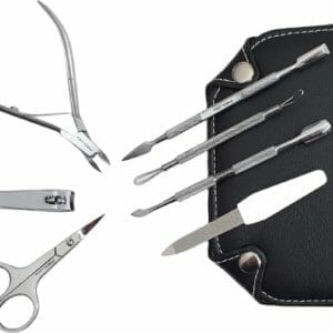 MEDLUXY - Manicure Pedicure Set - 8-delig - incl. etui - [nagelverzorging - hand en voetverzorging - reisset]