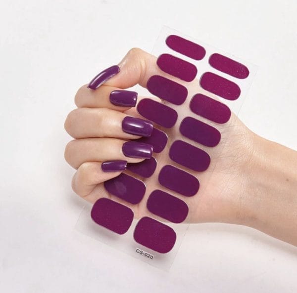 Mewave© | gellak stickers | paars | nagels lakken | gellac | nagellak | nagelstickers | gelnagels | nagelset | nailart