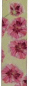 MILANO Glasvijl Kristal - Glass nailfile - enkelzijdig - Rose bloemen op gele achtergrond - Levenslang garantie 07