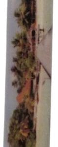 MILANO Glasvijl Kristal enkelzijdig - Glass nailfile - Tropisch eiland - levenslang garantie - 84