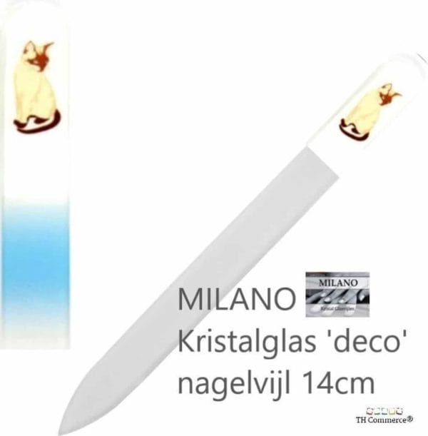Milano nagelvijl - glasvijl - poes - kat - levenslang mee - 5181