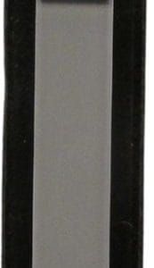 MILANO Professionele Kristal Glas Nagelvijl Glass Nailfile - Handbeschilderd Witte bloem