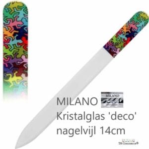 MILANO Professionele Kristal Glas Nagelvijl Glass Nailfile - Puzzel 1999