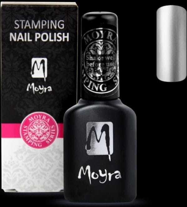 Moyra smart stamping nail polish sps 03 zilver