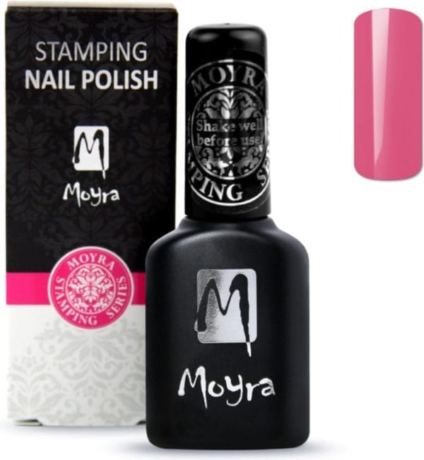 Moyra smart stamping nail polish sps 06 roze