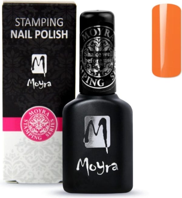 Moyra smart stamping nail polish sps 07 oranje