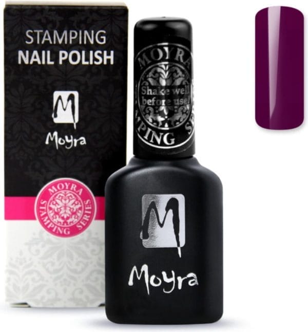 Moyra smart stamping nail polish sps 08 paars