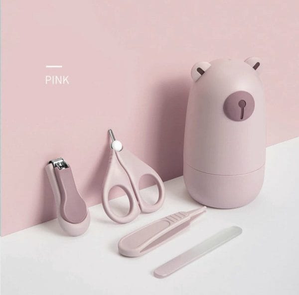 Manicure set by 7Mila | Babybear Pink | Nagelvijl - Nagelknipper - Nagelschaartje - Pincet
