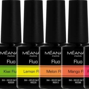 Méanail - Gellak - Fluo - Neon - Gel nagellak - 6 x 8ml