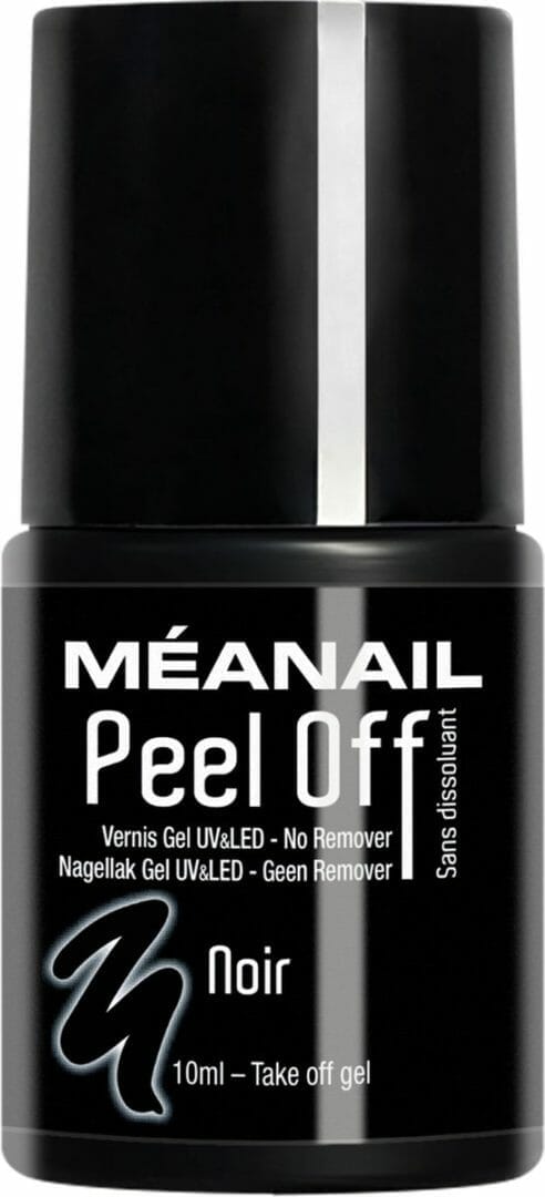 Méanail - Gellak - Peel Off - Gel nagellak - Zwart - 10ml