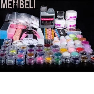 Membeli® Acryl Nagels Starterspakket 54 Kleuren/Poeders Acryl - Acryl Nagels Starter Kit - Nail Art Set