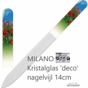 Milano Nagelvijl - Glasvijl - Klap Roos - Levenslang mee - nr 1311