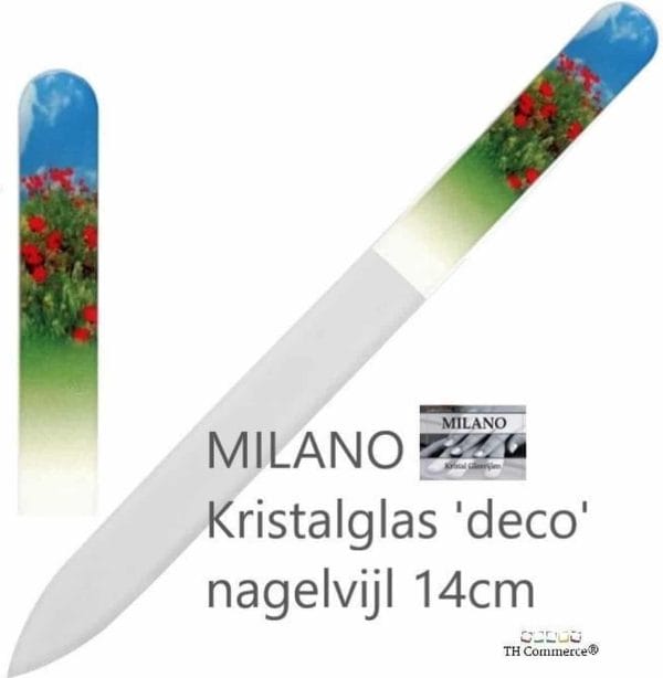 Milano Nagelvijl - Glasvijl - Klap Roos - Levenslang mee - nr 1311
