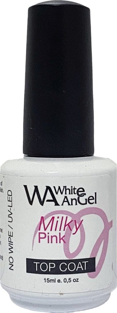 Milky top coat (pink) 15ml - gelpolish - top coat - gel nagellak - topcoat gellak Milky top coat (pink) 15ml - gelpolish - top coat - gel nagellak - topcoat gellak