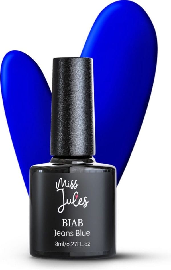 Miss jules® biab - builder in a bottle - biab nagel builder gel - blauw - instructievideo (nl)