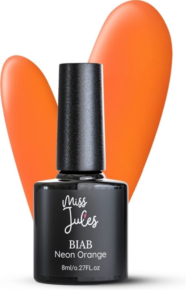 Miss jules® biab - builder in a bottle - biab nagel builder gel - oranje - instructievideo (nl)