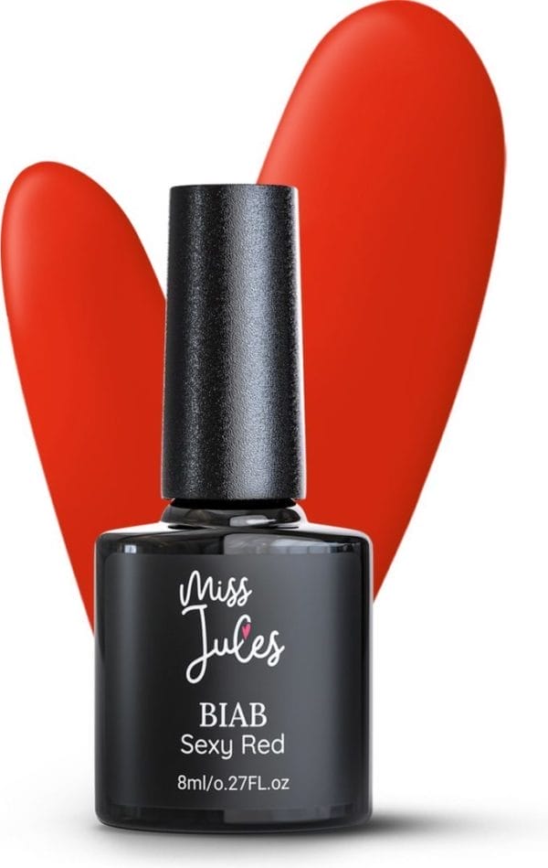 Miss jules® biab - builder in a bottle - biab nagel builder gel - rood - instructievideo (nl)