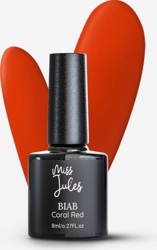 Miss jules® biab - builder in a bottle - biab nagel builder gel - rood - instructievideo (nl)