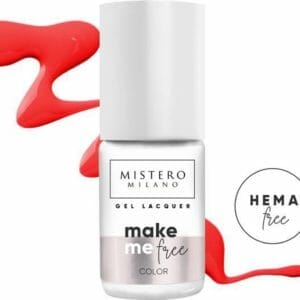 Mistero Milano gellak "make me free " koraal rood -Hema vrij-vegan- 7ml