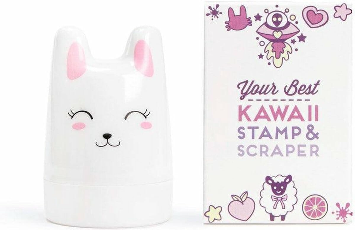 Moyou london kawaii stempel en een schraper Moyou london kawaii stempel en een schraper