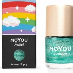 MoYou London - Nagellak om te Stempelen op basis lak Nailart - Always Happy 9ml