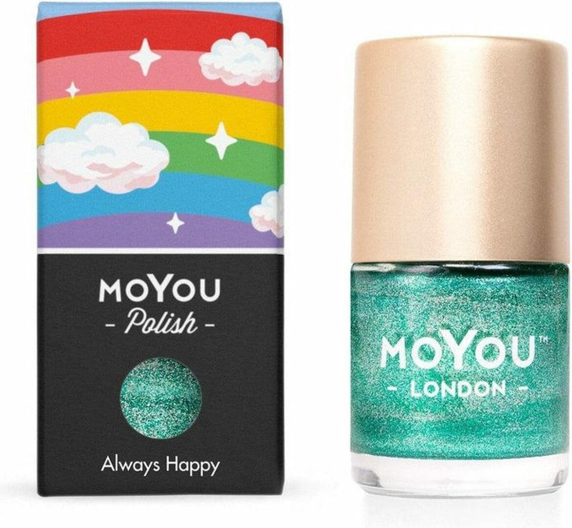 Moyou london - nagellak om te stempelen op basis lak nailart - always happy 9ml Moyou london - nagellak om te stempelen op basis lak nailart - always happy 9ml