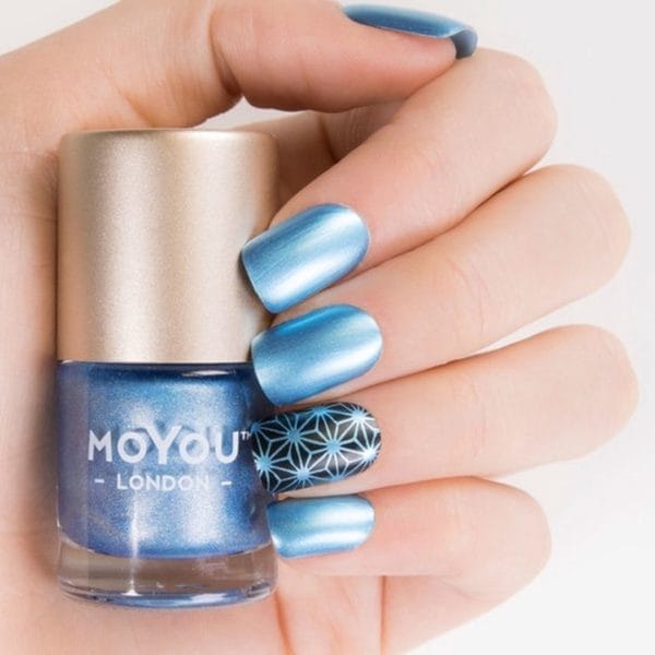 Moyou london -nagellak om te stempelen en basis kleur honolulu 9ml