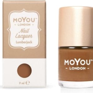 MoYou London - Premium Nagellak om te stempelen en basis lak Lumberjack 9ml