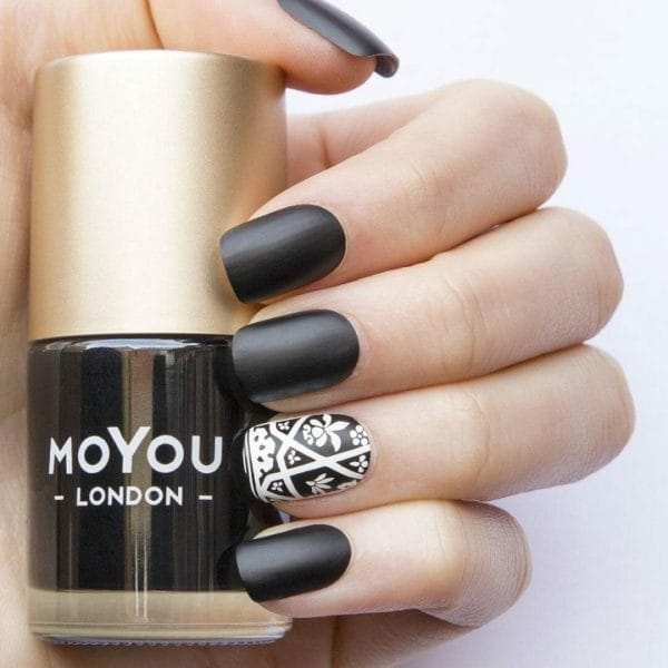 MoYou London Stempel Nagellak - Stamping Nail Polish 9ml. - Black Knight