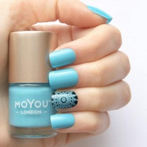 MoYou London - Stempel Nagellak - Stamping - Nail Polish - Beach House - Blauw