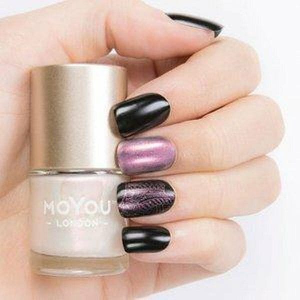 MoYou London - Stempel Nagellak - Stamping Nail Polish - Milano Pearl - Roze Shimmer