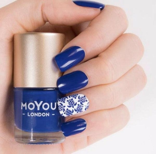 MoYou London - Stempel Nagellak - Stamping - Nail Polish - Mood Indigo - Blauw