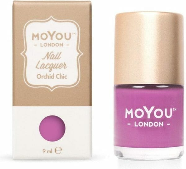 Moyou london - stempel nagellak - stamping - nail polish - orchid chic - paars