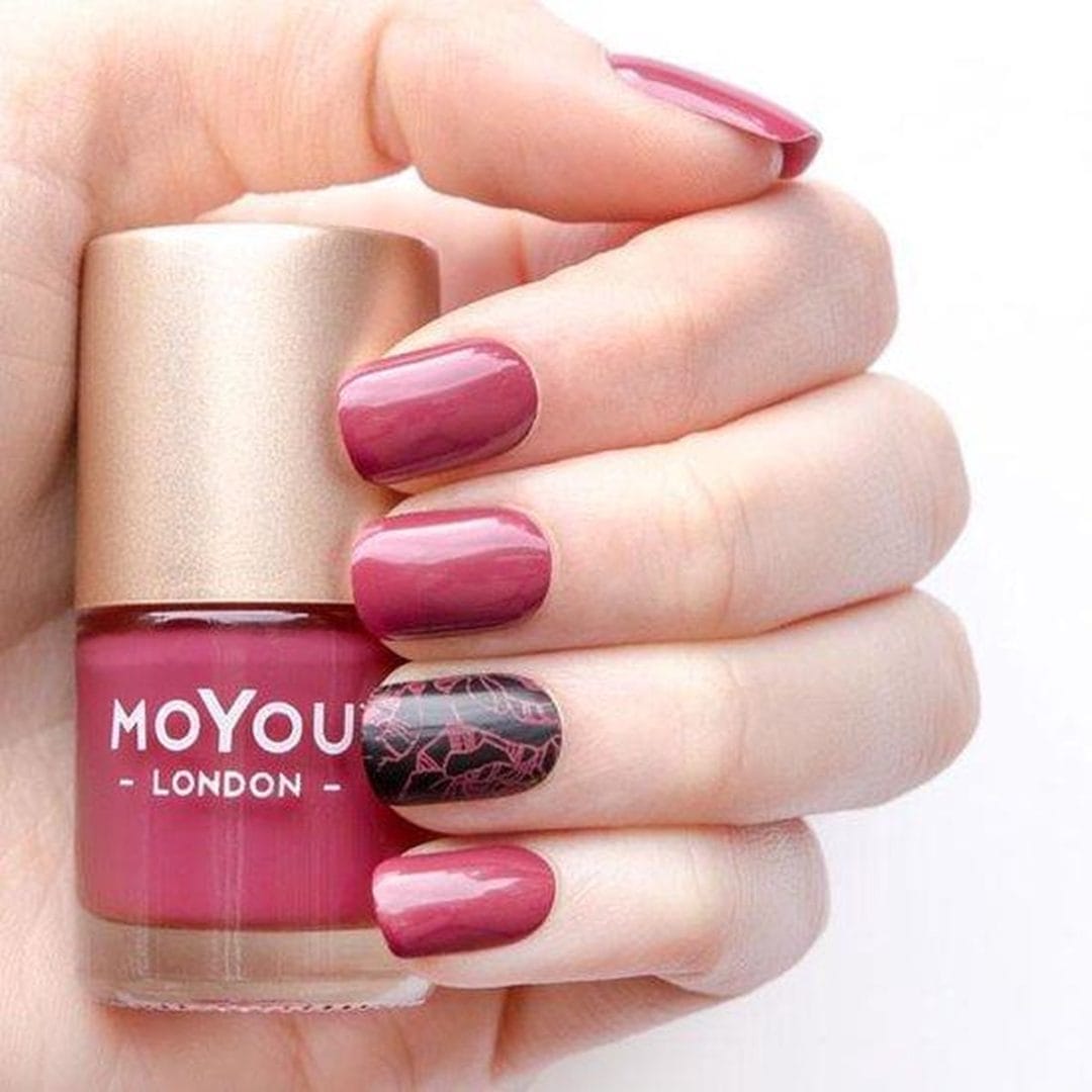 Moyou london stempellak - moroccan mauve - rood Moyou london stempellak - moroccan mauve - rood