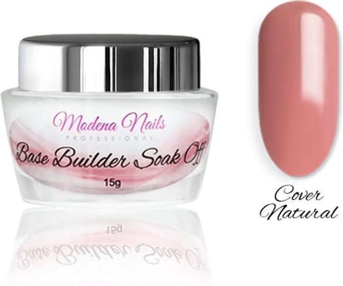 Modena nails base builder soak off - cover natural 15g. Modena nails base builder soak off - cover natural 15g.