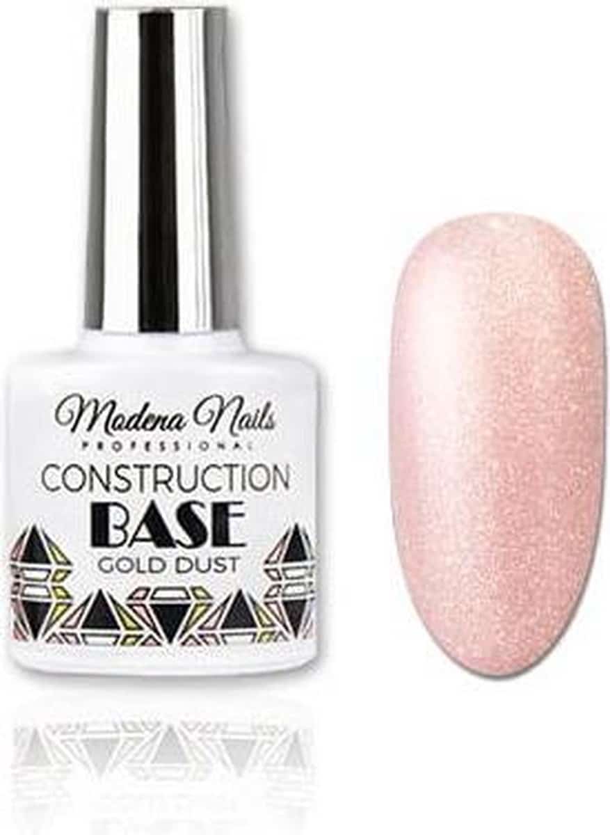 Modena nails construction base coat gellak gold dust 7,3ml. Modena nails construction base coat gellak gold dust 7,3ml.