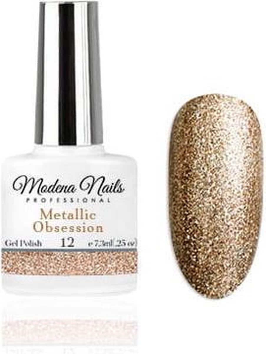 Modena nails gellak metallic obsession - 12 - 7,3ml. Modena nails gellak metallic obsession - 12 - 7,3ml.