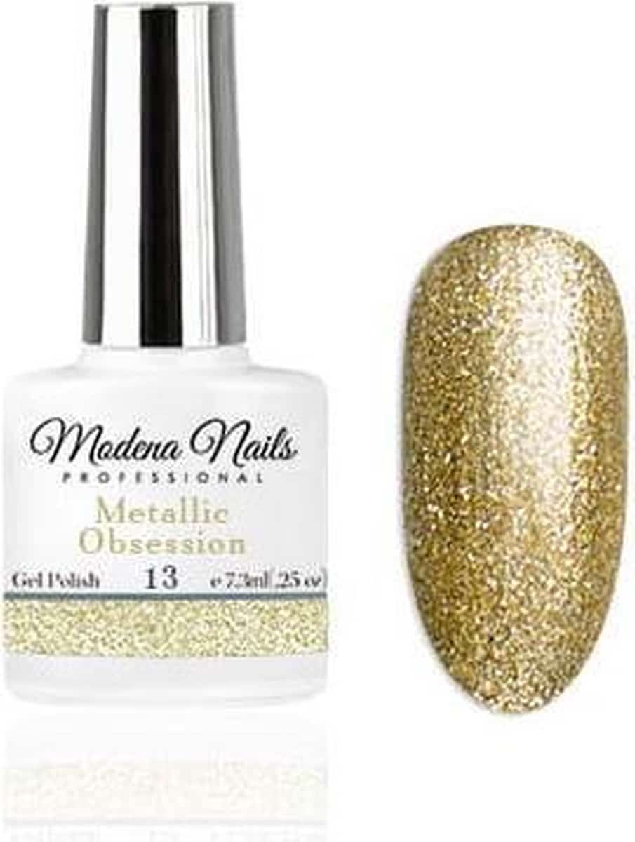 Modena nails gellak metallic obsession - 13 - 7,3ml. Modena nails gellak metallic obsession - 13 - 7,3ml.