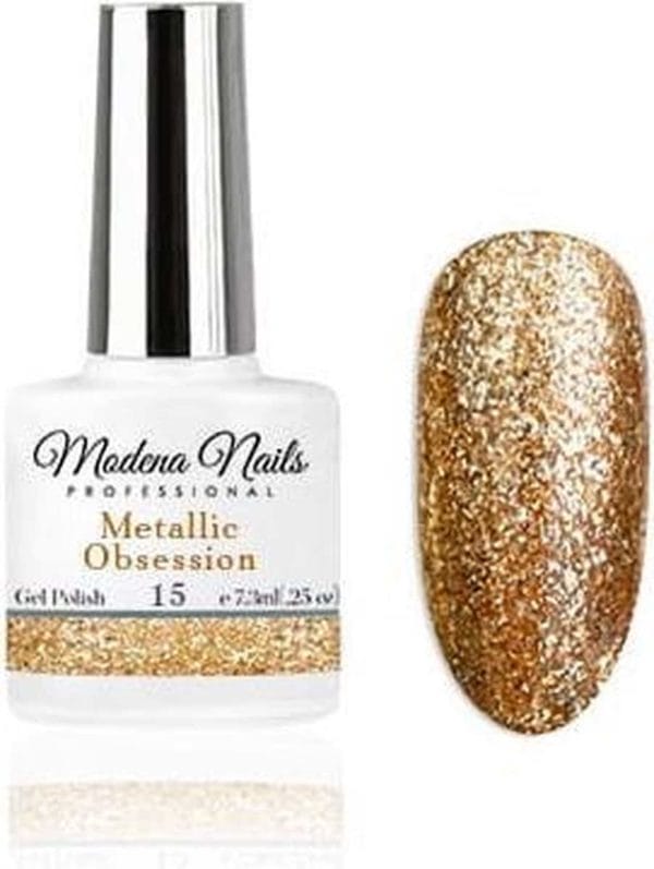 Modena nails gellak metallic obsession - 15 - 7,3ml.