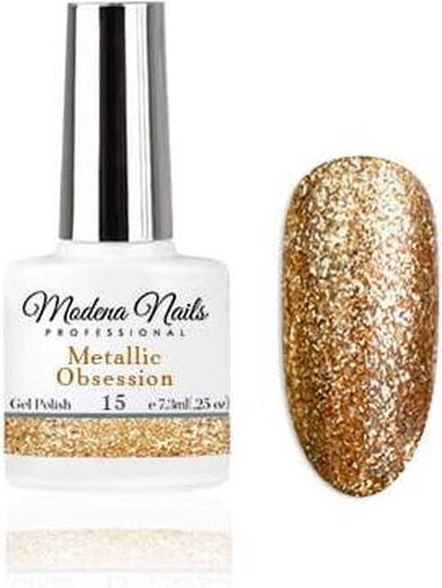 Modena nails gellak metallic obsession - 15 - 7,3ml. Modena nails gellak metallic obsession - 15 - 7,3ml.