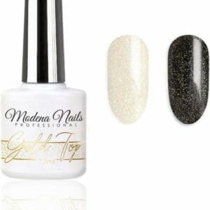 Modena Nails Gold Top Coat Gellak 7,3ml.