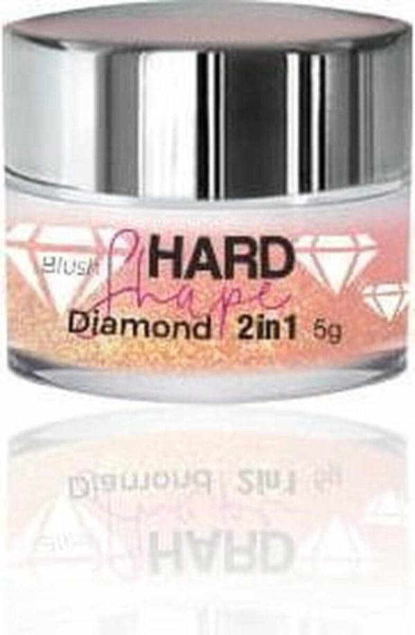 Modena nails hard shape 2in1 diamond voor het verlengen en opbouwen van nagels - blush 5g.