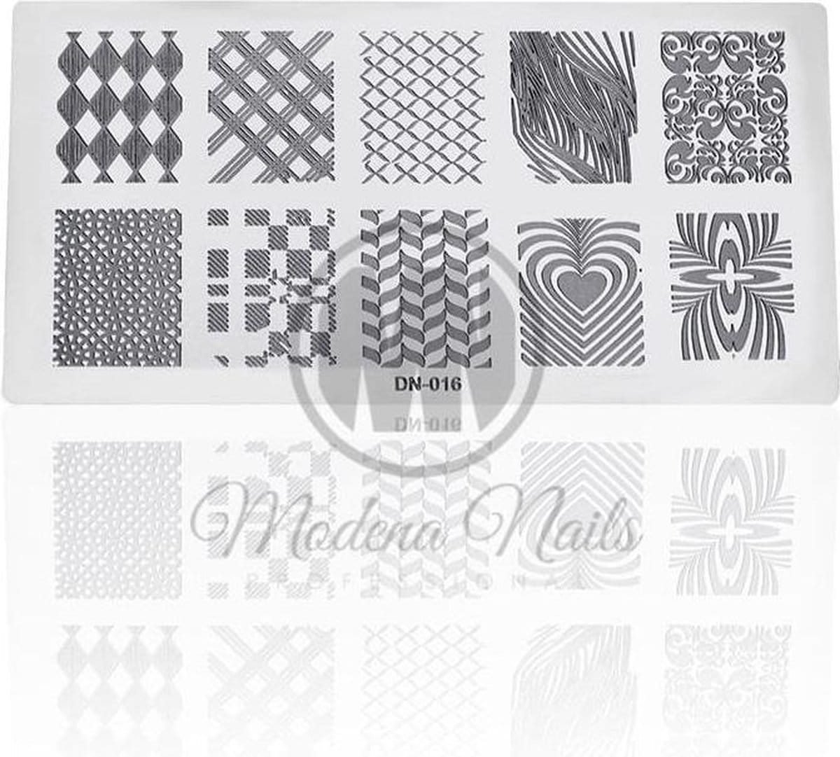 Modena nails stempelpatronen #10 Modena nails stempelpatronen #10