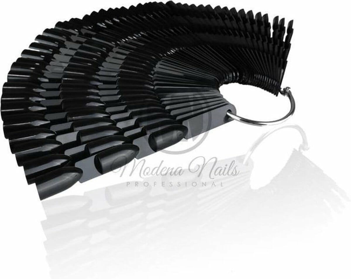 Modena nails stencil nageltips 150 zwart* Modena nails stencil nageltips 150 zwart