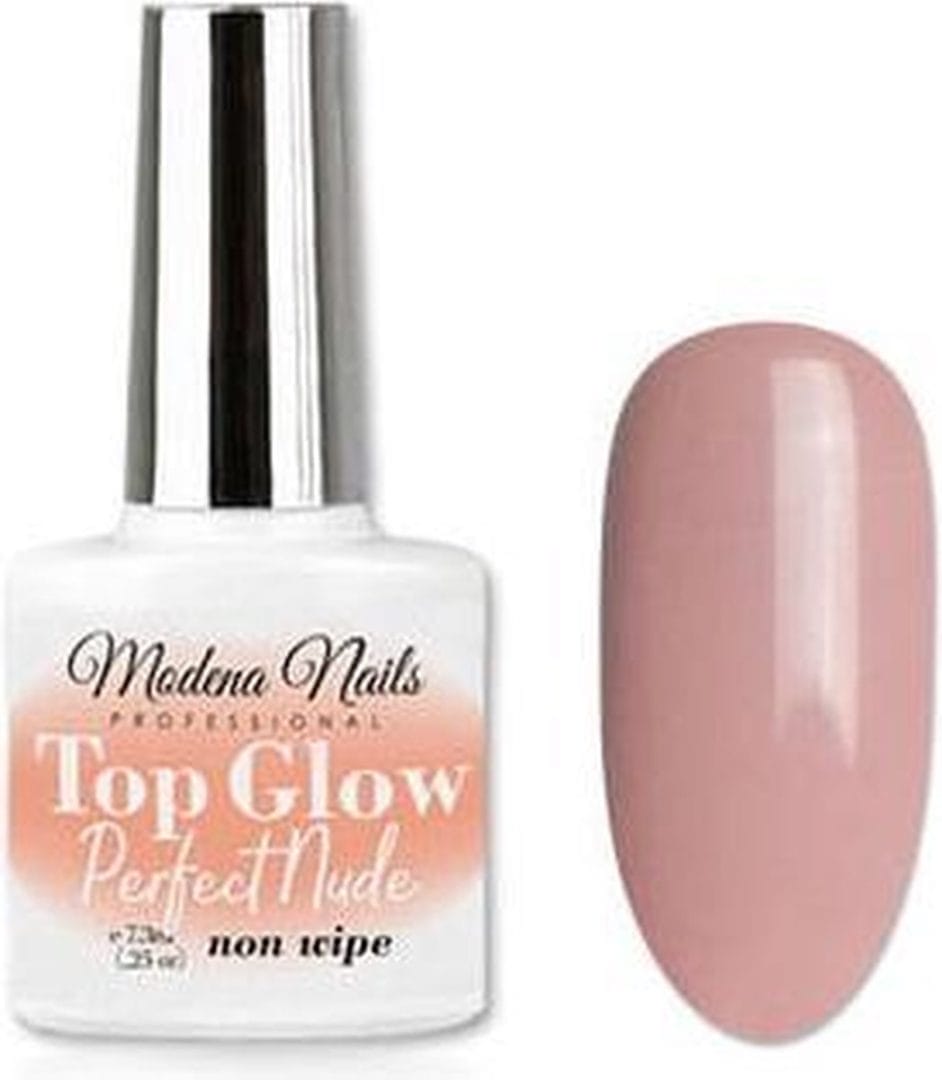 Modena nails top coat gellak glow non wipe - perfect nude 7,3ml. Modena nails top coat gellak glow non wipe - perfect nude 7,3ml.