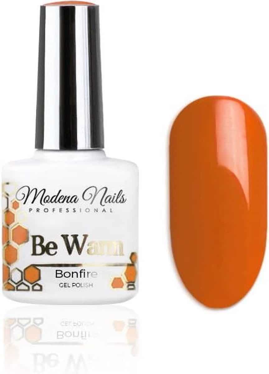 Modena nails uv/led gellak be warm - bonfire 7,3ml. Modena nails uv/led gellak be warm - bonfire 7,3ml.