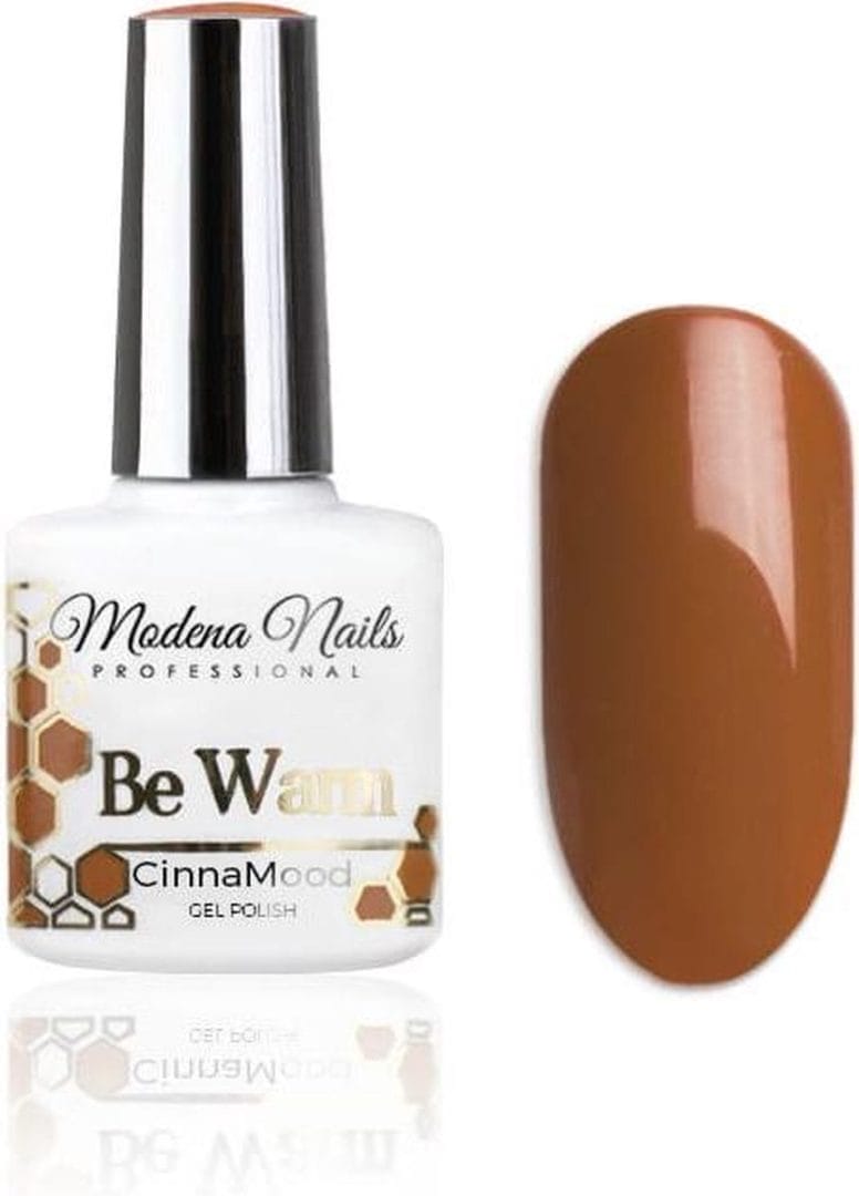 Modena nails uv/led gellak be warm - cinnamood 7,3ml. Modena nails uv/led gellak be warm - cinnamood 7,3ml.