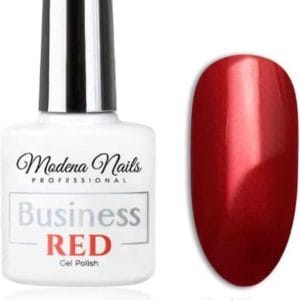 Modena Nails UV/LED Gellak Business Red - Red Tape 7,3ml.