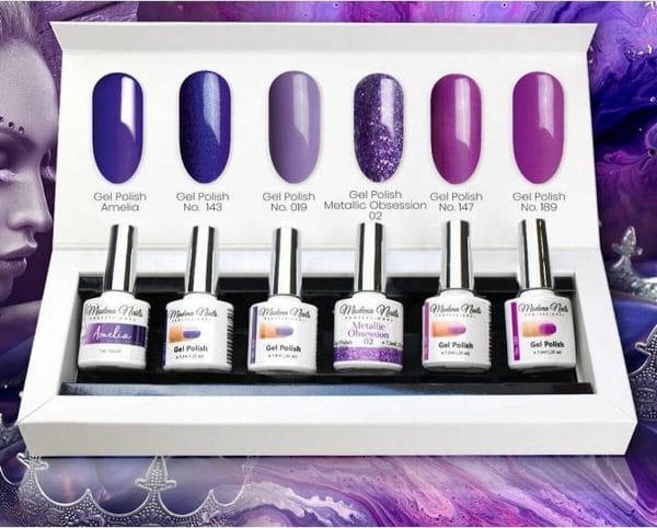 Modena Nails UV/LED Gellak Set 6 Kleuren - Purple Queen 16